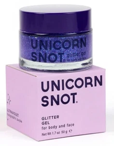 Unicorn Snot Face & Body Glitter Gel Cosmetic Grade Holographic Glitter Festival - Picture 1 of 10