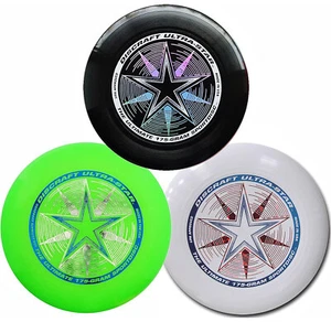 Discraft Ultrastar Sport Ultimate Disc 175 grams Sportdisc 3-Pack Blk/Green/Wht - Picture 1 of 1