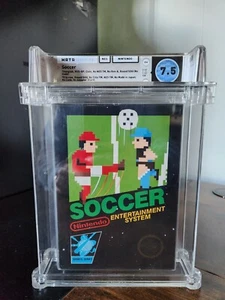 Soccer NES 1987 CIB Complete, with Hangtab box, 5-screw cart, Wata Graded 7.5 - Picture 1 of 5