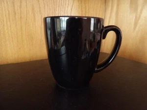 1# Corelle Coordinates Stoneware Black 10oz Coffee Cup Excellent - Bild 1 von 3