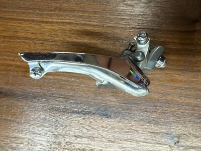 Shimano 600 Tricolor Bicycle Front Derailleur Braze-On Road FD-6400 Bike Mech - Image 1 of 3