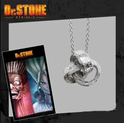 Anime Dr.STONE ETERNO RECIT Ishigami Senkuu Collar Colgante Gargantilla Joyería Regalo Foto 1 de 4
