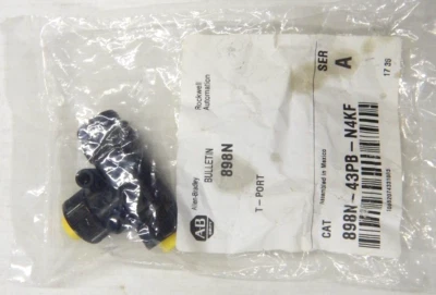 Allen-Bradley 898N-43PB-N4KF BULLETIN 898N T-Port Connector Ser. A NEW - Image 1 of 3