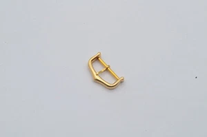 Cartier Leather Bracelet Buckle Clasp 18MM 18K 750 Solid Yellow Gold - Picture 1 of 2