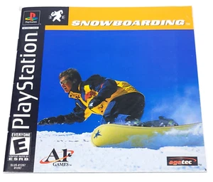 Playstation ~ Manual de juego original de snowboard solamente - Imagen 1 de 2