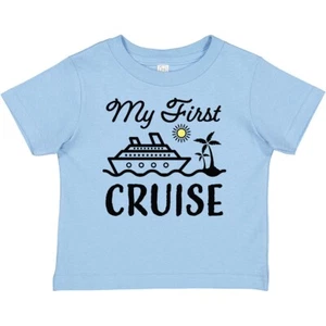 Inktastic My First Cruise With Cruise Ship And Palm Trees Baby T-Shirt 1st Sun - Picture 1 of 10
