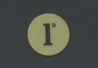 BRITISH 1d plastic General POW Issue WWII C.5011 Banknotes - Image 1 of 2