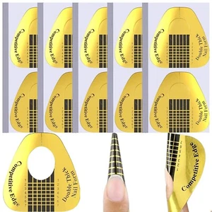 200 Nagelschablonen Gelnägel Selbstklebende Modellier Schablone Nailart - Bild 1 von 6