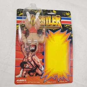 ERROR Mannix Wrestler Action Figure WWE Knock Off MOTU Bootleg Ultimate Warrior - Picture 1 of 12