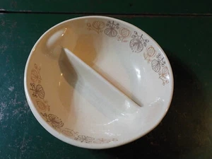 FRANCISCAN POMEGRANATE PATTERN DIVIDED VEGETABLE SERVING BOWL 1954-1958 - Picture 1 of 12
