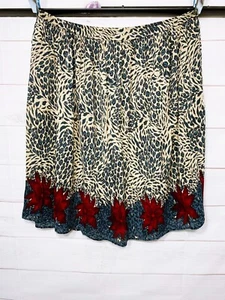 Falda para mujer Anthony Richards talla 4X floral elástica cintura bolsillos tirar - Imagen 1 de 8