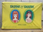 Vintage 1965 Skipper & Skooter Barbie Doll Plastic Yellow Case 4 Compartment