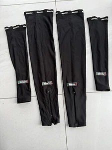 Santini Unisex Thermofleece Cycling Leg Warmers AND Arm Warmers - Size M - Picture 1 of 2