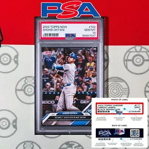 IN HAND PSA 10 💥Shohei Ohtani 50/50 2024 MLB TOPPS NOW Card 722 First Ever! - Picture 1 of 3