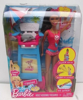 Nuevo juego afroamericano Barbie I Can Be Lifeguard Foto 1 de 3