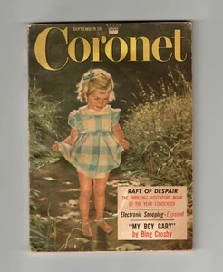 Coronet Magazine September 1955 Raft of Despair Electronic Snooping Bing Crosby - Picture 1 of 5