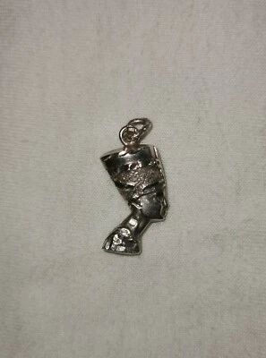 Charm - Nefertiti - Argento 925 - vintage - Immagine 1 di 4
