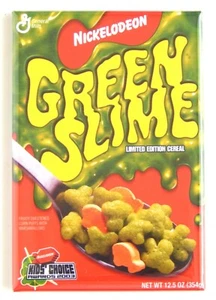 Green Slime Cereal Box FRIDGE MAGNET - Picture 1 of 3
