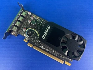 HP NVDIA Quatro P1000 4GB GDDR5 Graphics Card (919987-001) 4 x Mini DisplayPort - Picture 1 of 4