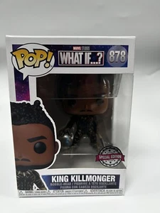 Funko Pop Marvel What If King Killmonger 878 Special Eddition New What If…? - Picture 1 of 7