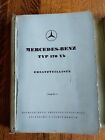 Alte Ersatzteilliste für Mercedes-Benz 170 Vb Bj. 1952