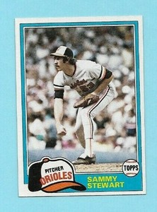 1981 Topps Baseball #262 Sammy Stewart