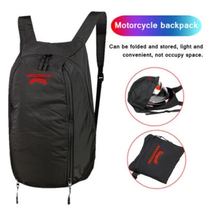 Motorcycle Backpack Waterproof Helmet Backpack For Men Motorcycle Accessories - Picture 1 of 10