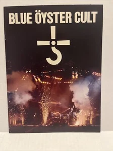 Original 1980 Blue Öyster Cult tour program book Metal Rock Cultosaurus Erectus - Picture 1 of 3