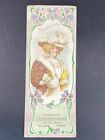 Vintage Victorian School Of Commerce Reading Penna Bookmark Paper
