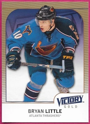 2009-10 Upper Deck Victory BRYAN LITTLE #6 Base Gold Parallel - Image 1 of 2