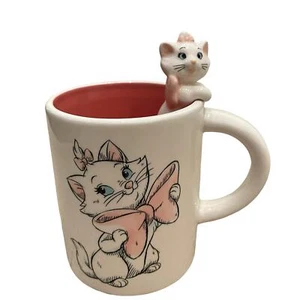 Disney Aristocats MARIE THE CAT Double Sided Mug 3D Bonjour Marie 2024 New - Picture 1 of 17