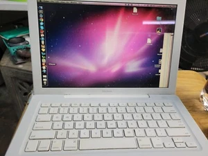 Apple Macbook 13"Laptop A1181-2.1GHz- 1GB RAM Intel Core Duo/DAMAGED SCREEN READ - Picture 1 of 20