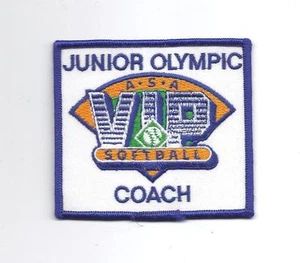 **A S A PARCHE DE ENTRENADOR DE SOFTBOL VIP OLÍMPICO JUNIOR** - Imagen 1 de 1
