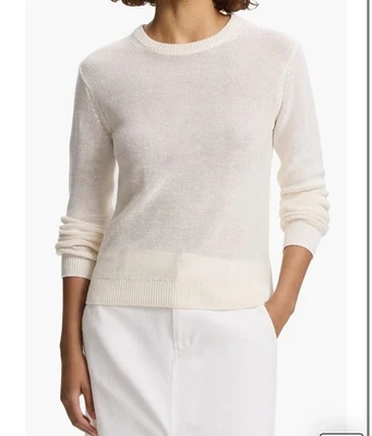 Свитер Theory с нашивкой на локоть из льняной смеси размер P - Изображение 1 из 4