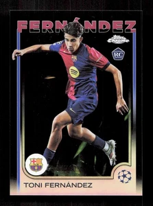 Topps Toni Fernandez Black Refractor /10 RC Chrome UCC 2024-25 #85 - Picture 1 of 2