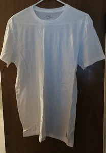 New White Ralph Lauren T-Shirt size Medium 100% Cotton - Picture 1 of 13