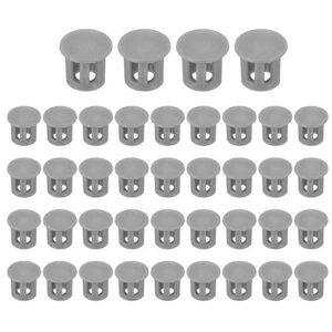 40 Stück 6 mm/1/4" Kunststoff Lochstopfen, Unterputz Rundstopfen grau - Bild 1 von 7