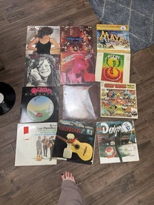 Jimi Beatles Zz Top Beach Boys Doors Eagles Lot Of 90 Vinyl LPs Rock 70s & 80s - Picture 1 of 11