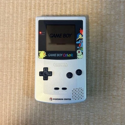 Nintendo Probado Game Boy Color Pokemon Center Dorado Plata Edición Limitada Foto 1 de 4