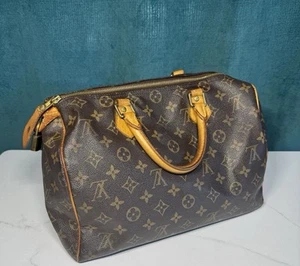 LOUIS VUITTON Speedy 30 Handbag Monogram Canvas Brown 2006 - Picture 1 of 24