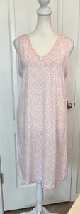 CAROLE HOCHMAN ärmelloses Nachthemd kleine Nachtwäsche Nachtkleid Loungewear rosa - Bild 1 von 17