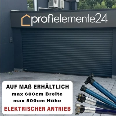Rolltor Rolltore Garagentor Garagentore ALU 55 | 7 Farben | mit Motor | nach Maß - Bild 1 von 4