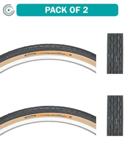Pack of 2 Panaracer Col de la Vie Tire 650b x 38mm Wire Black/Tan 60tpi - Picture 1 of 2