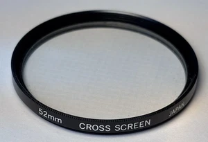 52mm Cross Screen Filter - vgc - Picture 1 of 2