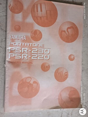 OEM GENUINO YAMAHA PORTATONE PSR 230 220 MANUAL DEL PROPIETARIO PB/LIBRO DE BOLSILLO Foto 1 de 3
