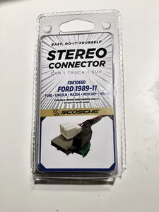 Stereo Connector Ford 1989-2011 Ranger F-150 Explorer NOS Scosche FDK106SD - Picture 1 of 3