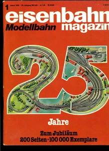 Eisenbahn Magazin Modellbahn --1988 -- Ausgabe -- 1 -- 25 Jahre Jubiläum -- - Bild 1 von 1
