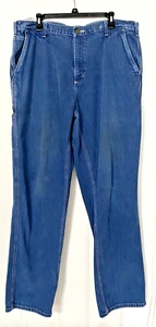 Carhartt Men's Dungaree Fit 100% Cotton Straight Denim Jeans - Size 38x35 - Picture 1 of 8