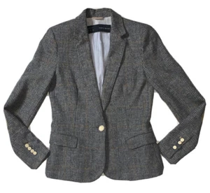 Preowned- Zara New Wool Single Breasted Blazer Womens (Size S) - Picture 1 of 11