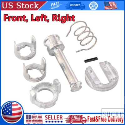 Kit de reparación de barril de cilindro de cerradura de puerta de metal 7xPro para BMW E46 323i 325i 328i 330i Foto 1 de 4